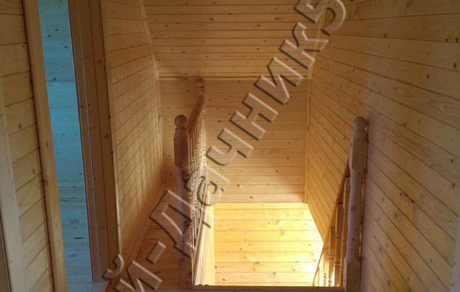 4 Брусовой дом  К-39, 8×10, 140 м², Московская область,  Можайский район, деревня Некрасово (8)